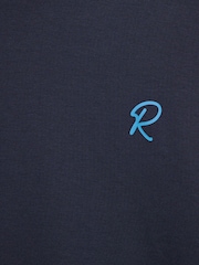 River Island Blue Relaxed Fit Long Sleeve T-Shirts 2 Pack - Image 4 of 4