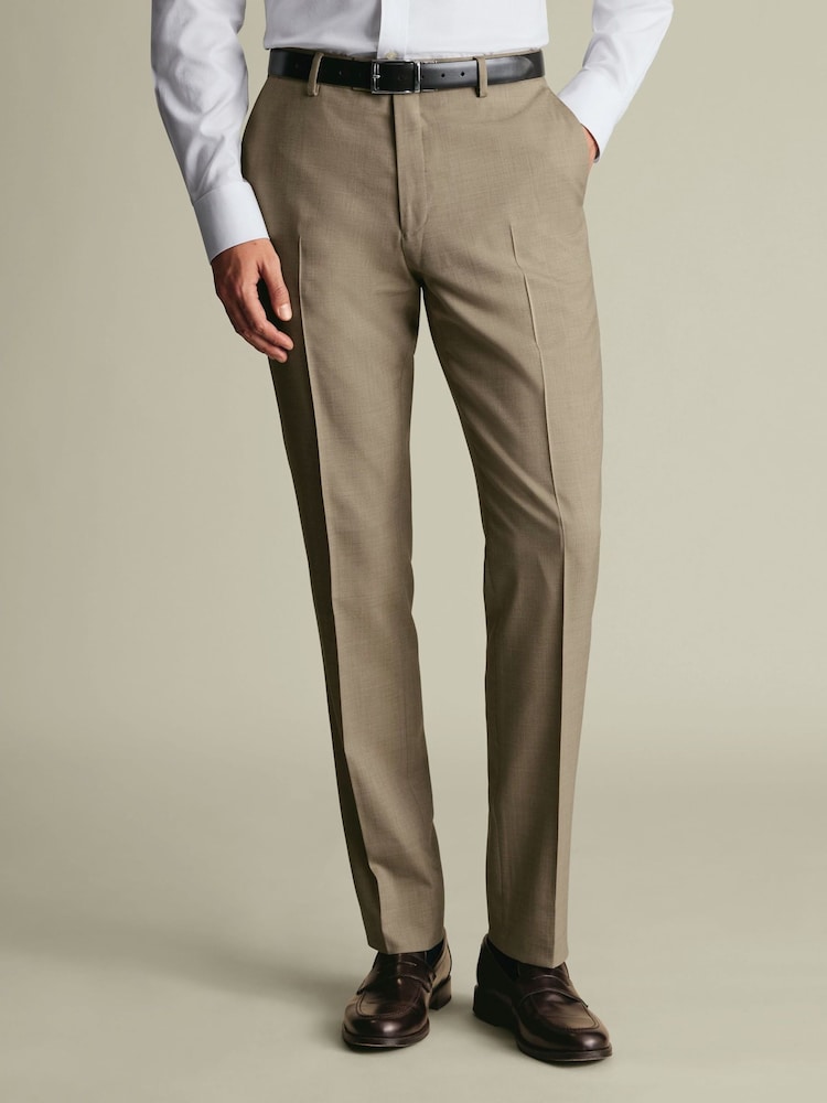 Charles Tyrwhitt Natural Ultimate Suit Trousers - Image 2 of 4