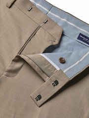Charles Tyrwhitt Natural Ultimate Suit Trousers - Image 4 of 4