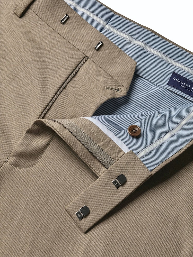Charles Tyrwhitt Natural Ultimate Suit Trousers - Image 4 of 4