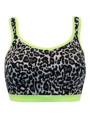 Pour Moi Yellow Energy Strive Non Wired Non Padded Lined Full Cup Sports Bra - Image 5 of 6