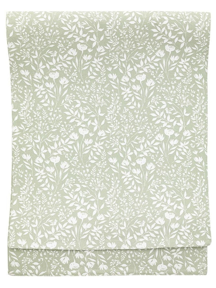Gallery Home Sage Green Botanical Table Runner - Image 1 of 7