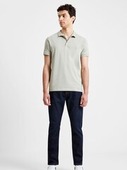 French Connection Green Signature 100% Cotton Polo Shirt - Image 2 of 4