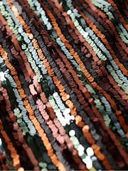 Superdry Sequin T-Shirt Mini Dress - Image 5 of 5