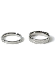 DCK Mens Silver Tone Rings 2 Pack - Image 2 of 6