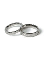 DCK Mens Silver Tone Rings 2 Pack - Image 4 of 6