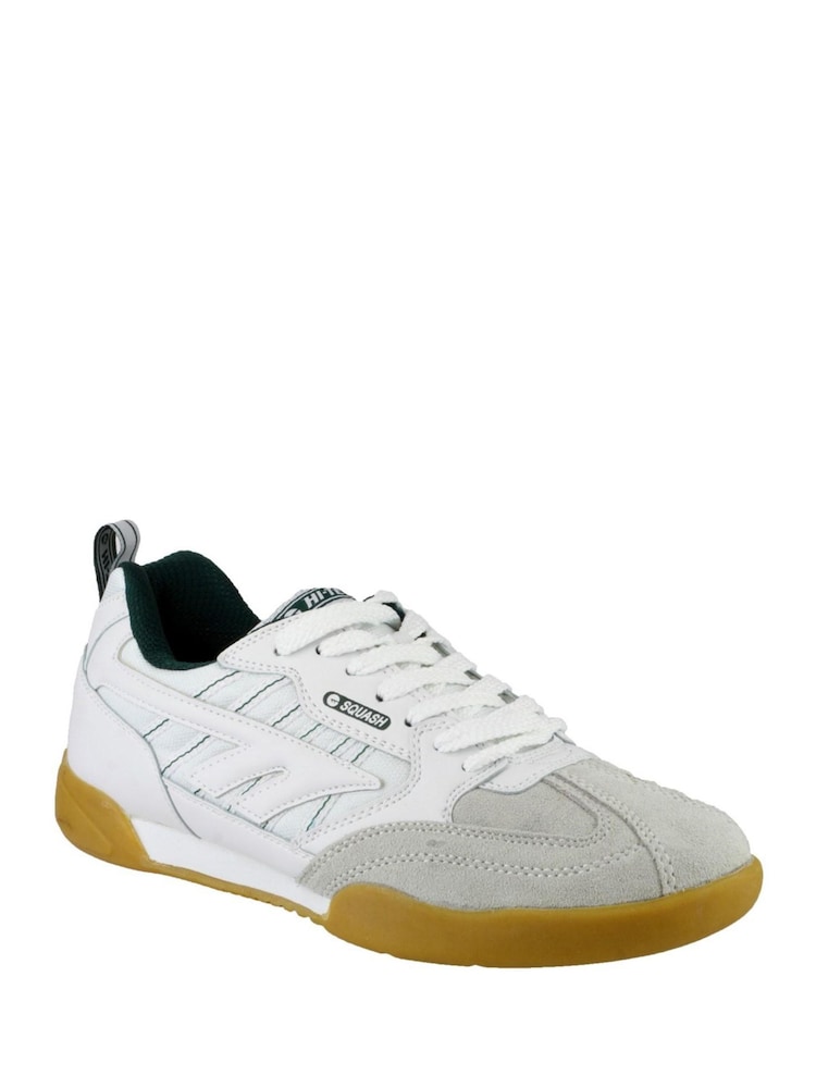 Hi-Tec Unisex White Squash Trainers - Image 1 of 4
