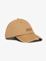 Superdry Light Sand Vintage Embroidery 100% Cotton Cap - Image 2 of 5