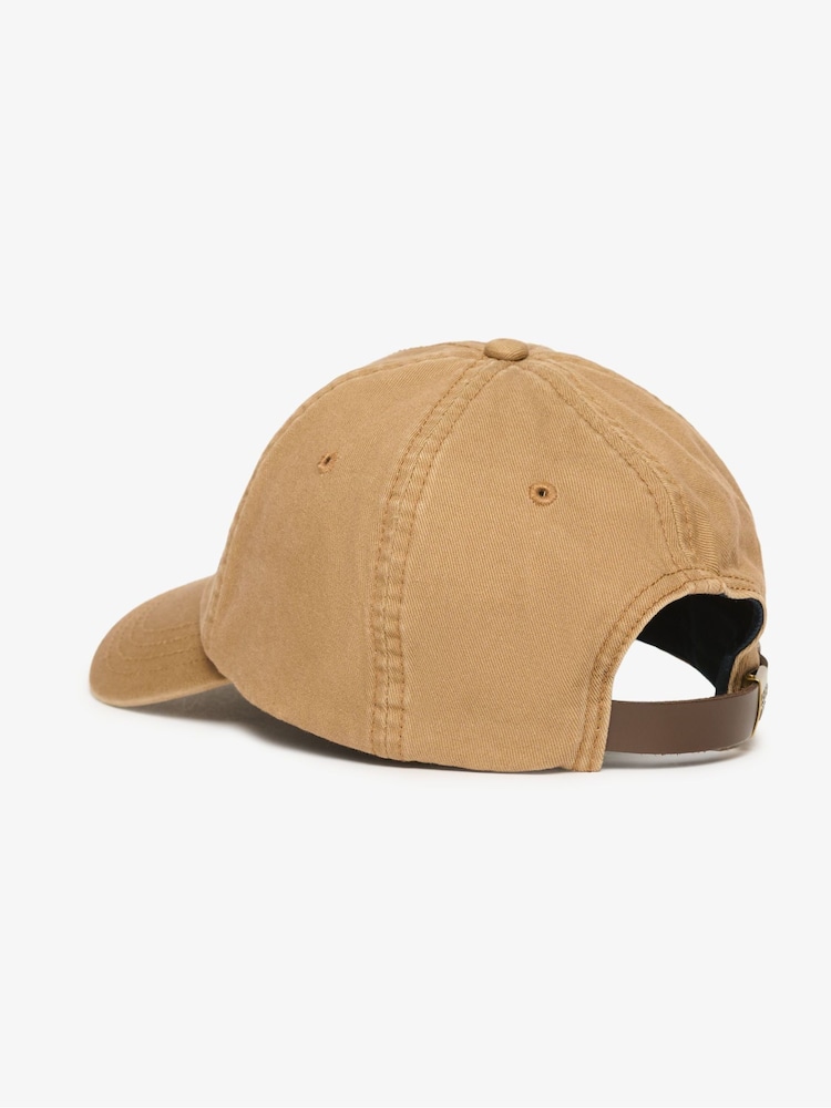 Superdry Light Sand Vintage Embroidery 100% Cotton Cap - Image 4 of 5