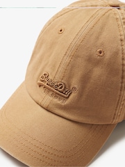 Superdry Light Sand Vintage Embroidery 100% Cotton Cap - Image 5 of 5