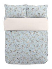 V&A Multi Birds Of Paradise Floral 180 Thread Count Percale Duvet Cover and Pillowcase Set - Image 4 of 5