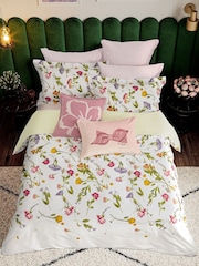Ted Baker Multi Scattered Bouquet Floral 200 Thread Count Percale Duvet Cover and Pillowcase Set - Image 1 of 6