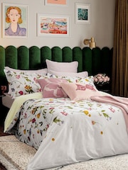 Ted Baker Multi Scattered Bouquet Floral 200 Thread Count Percale Duvet Cover and Pillowcase Set - Image 2 of 6