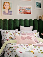 Ted Baker Multi Scattered Bouquet Floral 200 Thread Count Percale Duvet Cover and Pillowcase Set - Image 3 of 6
