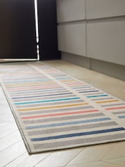 Multi Washable Erica Stripe Runner - Image 2 of 5