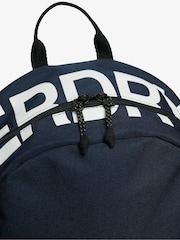 Superdry Rich Navy Logo Windyatcher Montana 100% Cotton Bag - Image 6 of 7