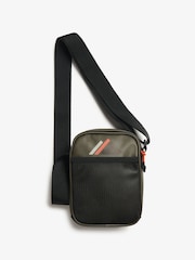 Superdry Olive Green 100% Cotton Tarp Cross-Body Bag - Image 2 of 4