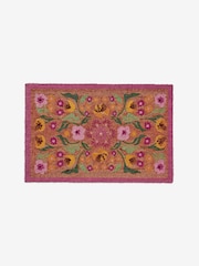 Pink Floral Border Doormat - Image 4 of 5