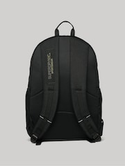 Superdry Black 100% Cotton NYC Montana Backpack - Image 3 of 6