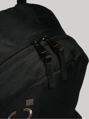 Superdry Black 100% Cotton NYC Montana Backpack - Image 5 of 6
