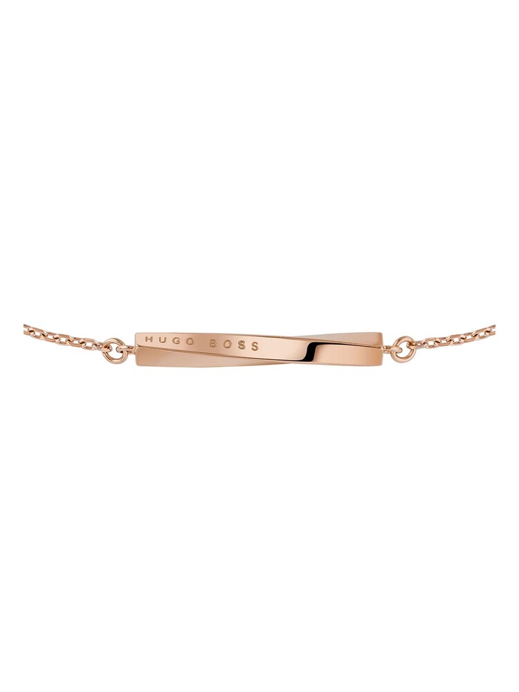 BOSS Gold Signature Carnation IP Bracelet - Image 2 of 3