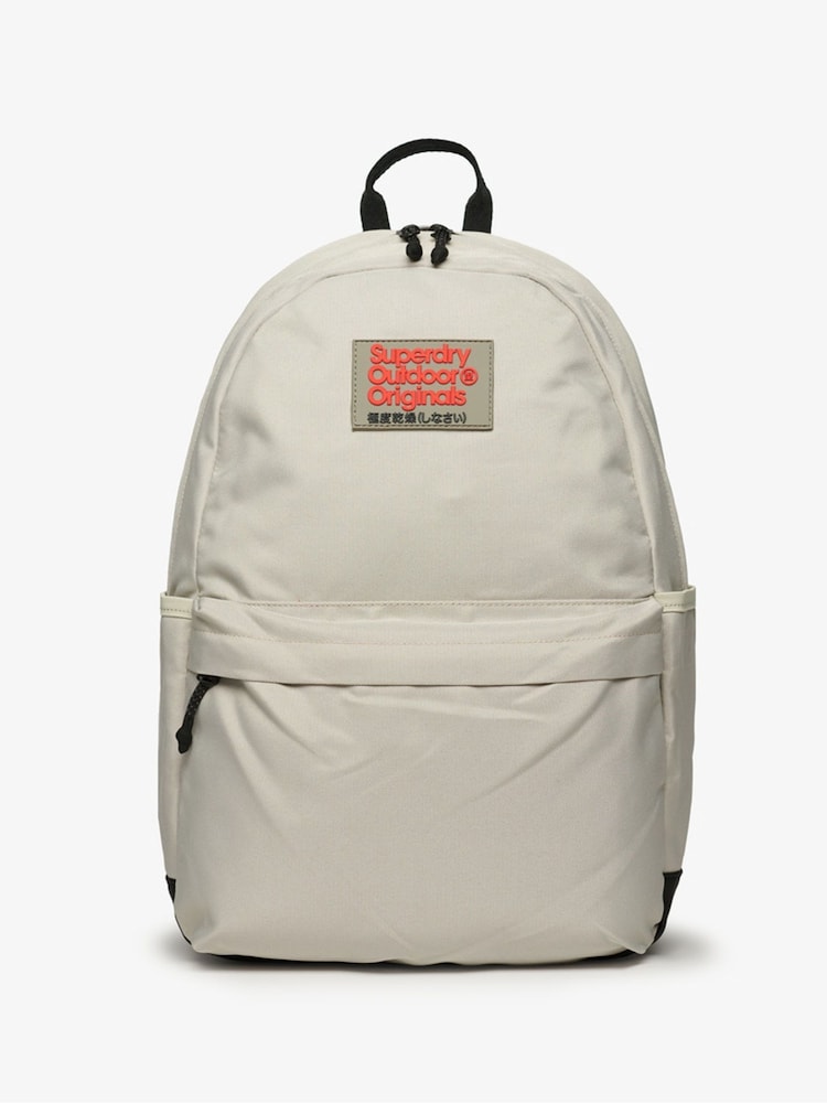 Superdry Pelican Beige 100% Cotton Classic Montana Bag - Image 1 of 5