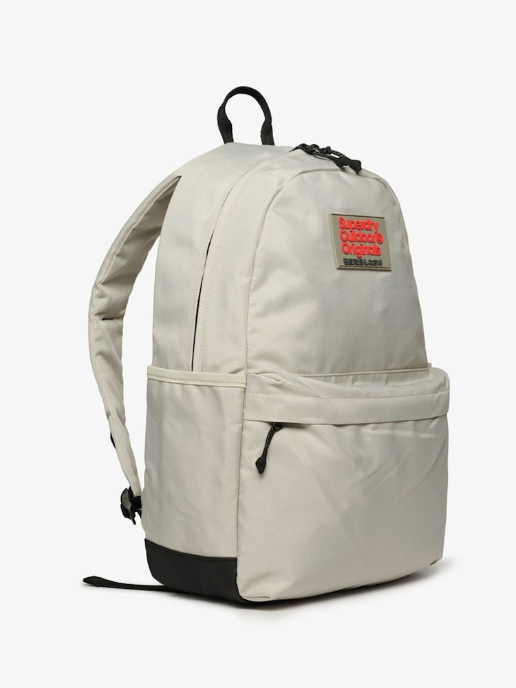Superdry Pelican Beige 100% Cotton Classic Montana Bag - Image 3 of 5