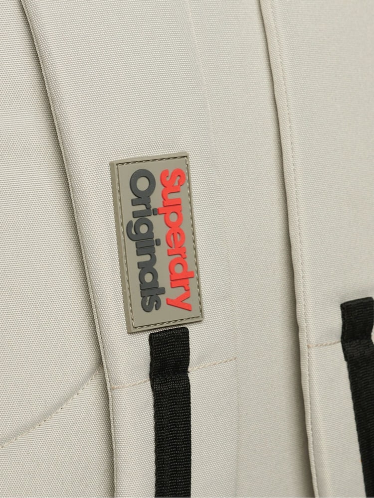 Superdry Pelican Beige 100% Cotton Classic Montana Bag - Image 4 of 5