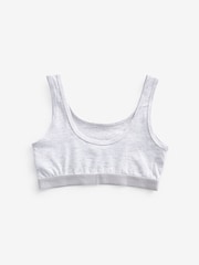 Black/Grey/White Crop Tops 3 Pack (5-16yrs) - Image 2 of 5