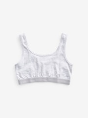 Black/Grey/White Crop Tops 3 Pack (5-16yrs) - Image 3 of 5