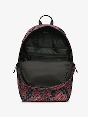 Superdry Vintage Paisley Black Printed Montana 100% Cotton Backpack - Image 4 of 8