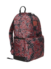 Superdry Vintage Paisley Black Printed Montana 100% Cotton Backpack - Image 5 of 8