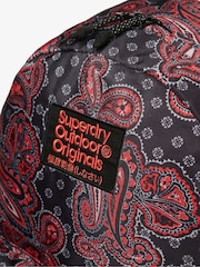Superdry Vintage Paisley Black Printed Montana 100% Cotton Backpack - Image 6 of 8