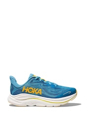 HOKA Blue Clifton 10 Youth Trainers - Image 1 of 6