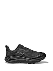 HOKA Black Clifton 10 Youth Trainers - Image 1 of 6