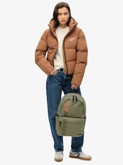 Superdry Seagrass Green 100% Cotton NYC Montana Backpack - Image 1 of 1