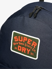 Superdry Navy 100% Cotton Patched Montana Bag - Image 8 of 8