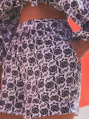 Blanco/Negro - Pantalones cortos sin cierres - Imagen 5 de 7