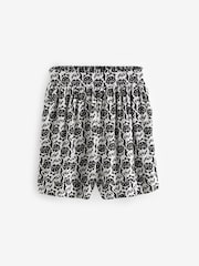 Blanco/Negro - Pantalones cortos sin cierres - Imagen 6 de 7