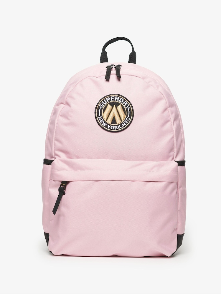 Superdry Soft Pink City Montana 100% Cotton Bag - Image 1 of 7