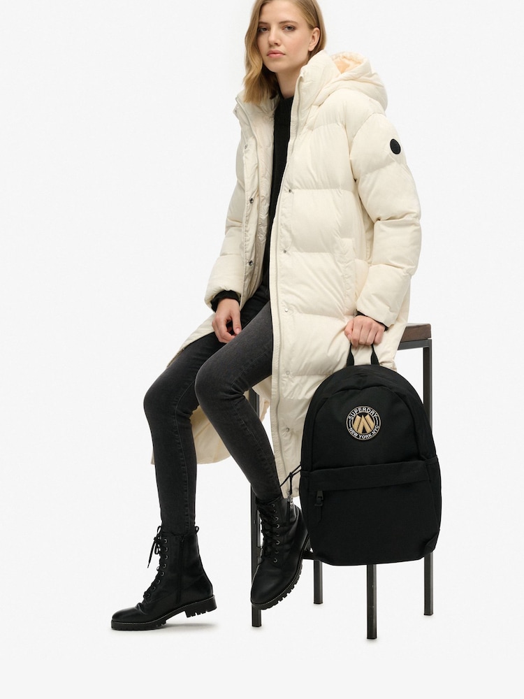 Superdry Black City Montana 100% Cotton Bag - Image 7 of 7