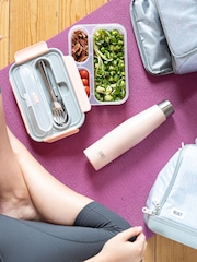 BUILT Pink Mindful Bento Box With Utensils - Image 3 of 3