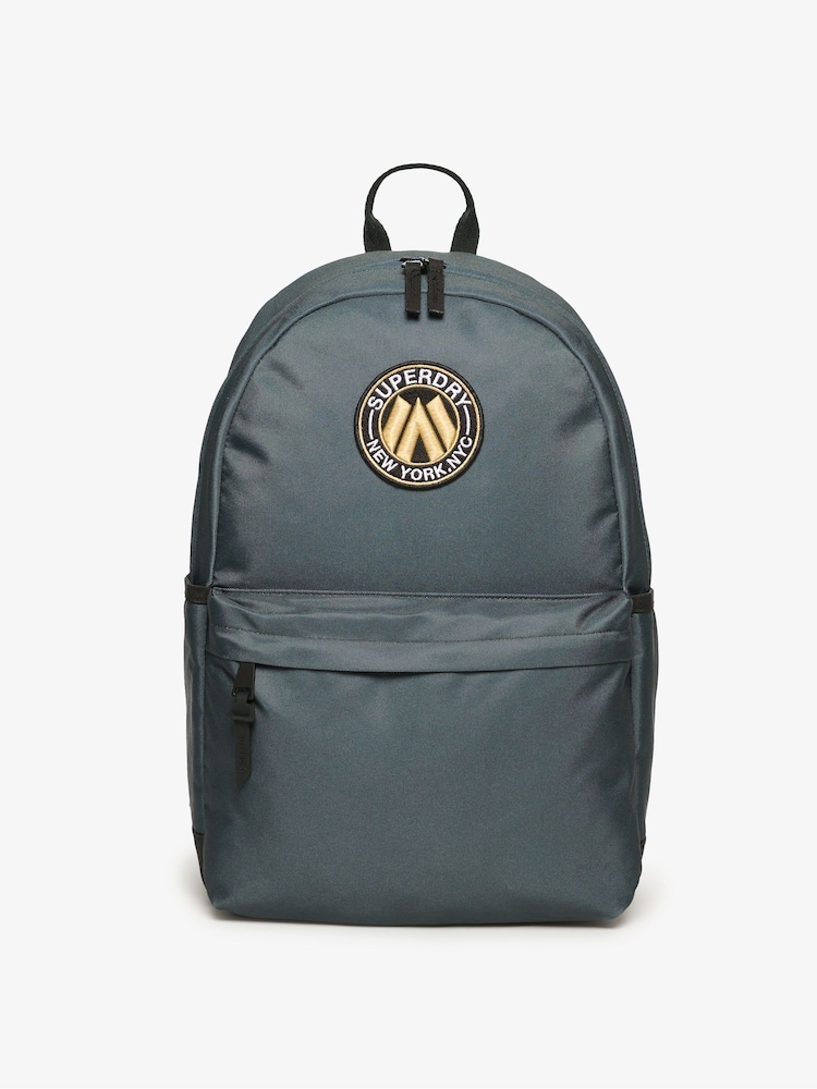 Superdry Forest Green City Montana 100% Cotton Bag - Image 1 of 7