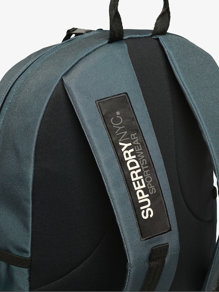 Superdry Forest Green City Montana 100% Cotton Bag - Image 5 of 7