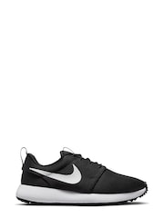 Nike Black/White Roshe Run Golf Trainers - Image 1 of 10