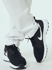 Nike Black/White Roshe Run Golf Trainers - Image 9 of 10