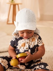 Blanco - Sombrero estilo legionario para bebé (0 meses a 2 años) - Imagen 1 de 4