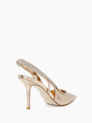 Dune London Natural Cinematic Knot Back Slingback Courts - Image 5 of 6