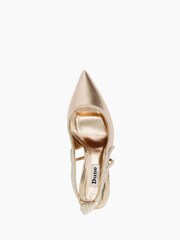 Dune London Natural Cinematic Knot Back Slingback Courts - Image 6 of 6