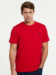 U.S. Polo Assn. Tango Red 100% Cotton Jersey T-Shirt - Image 3 of 5
